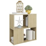 vidaXL Bibliotecă, stejar sonoma, 60x24x63 cm, PAL vidaXL Bibliotecă, stejar sonoma, 60x24x63 cm, PAL