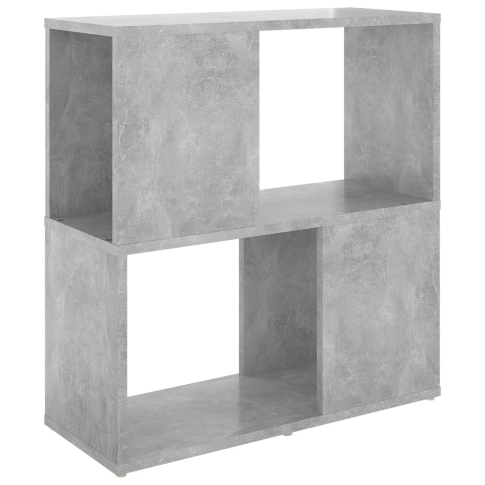 vidaXL Bibliotecă, gri beton, 60 x 24 x 63 cm, PAL
