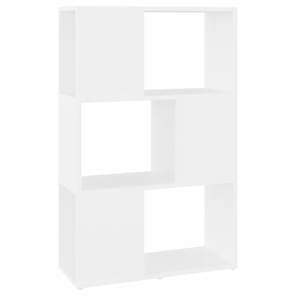 vidaXL Bibliotecă/Separator cameră, alb, 60x24x94 cm, PAL