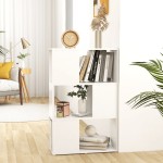 vidaXL Bibliotecă/Separator cameră, alb, 60x24x94 cm, PAL