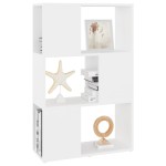 vidaXL Bibliotecă/Separator cameră, alb, 60x24x94 cm, PAL