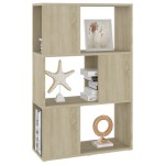 vidaXL Bibliotecă/Separator cameră, stejar sonoma, 60x24x94 cm, PAL vidaXL Bibliotecă/Separator cameră, stejar sonoma, 60x24x94 cm, PAL