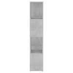 vidaXL Bibliotecă/Separator cameră, gri beton, 60x24x124,5 cm vidaXL Bibliotecă/Separator cameră, gri beton, 60x24x124,5 cm