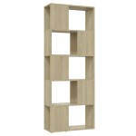 vidaXL Bibliotecă/Separator cameră, stejar sonoma, 60x24x155 cm vidaXL Bibliotecă/Separator cameră, stejar sonoma, 60x24x155 cm