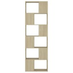 vidaXL Bibliotecă/Separator cameră, stejar sonoma, 60x24x186 cm, PAL vidaXL Bibliotecă/Separator cameră, stejar sonoma, 60x24x186 cm, PAL