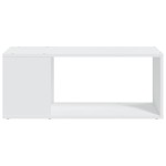 vidaXL Comodă TV, alb, 80x24x32 cm, lemn prelucrat vidaXL Comodă TV, alb, 80x24x32 cm, lemn prelucrat