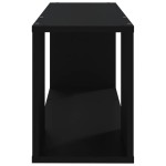 vidaXL Comodă TV, negru, 80x24x32 cm, PAL vidaXL Comodă TV, negru, 80x24x32 cm, PAL