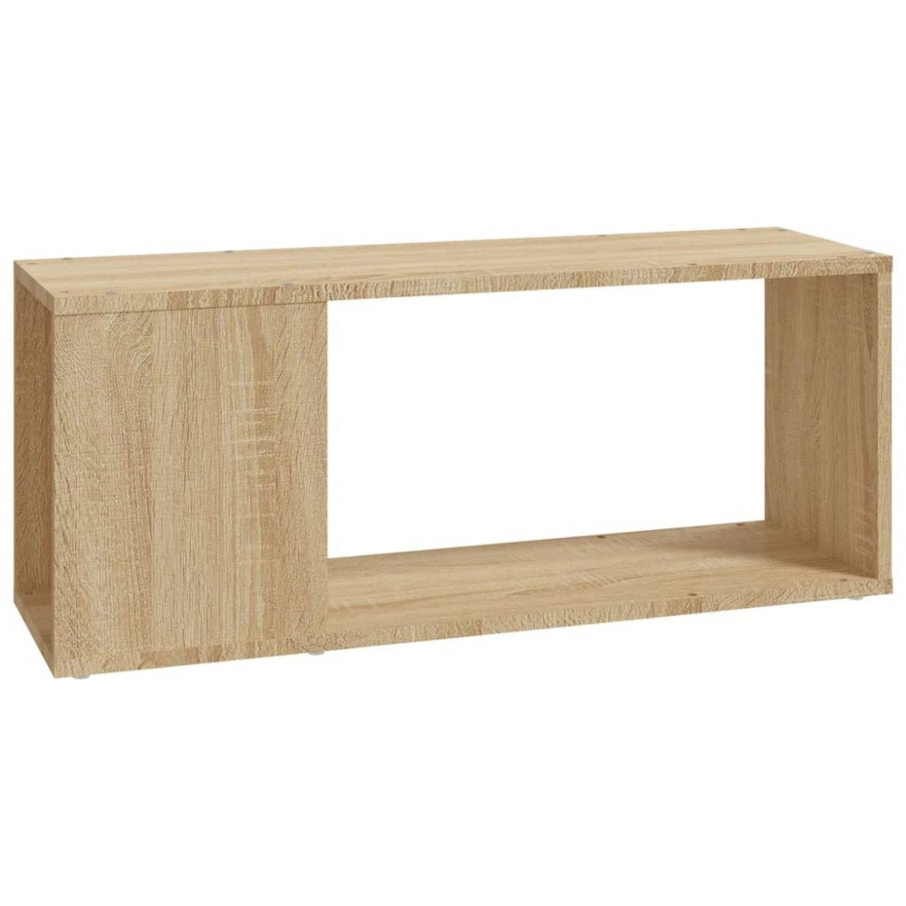 vidaXL Comodă TV, stejar sonoma, 80x24x32 cm, PAL