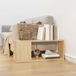 vidaXL Comodă TV, stejar sonoma, 80x24x32 cm, PAL vidaXL Comodă TV, stejar sonoma, 80x24x32 cm, PAL