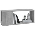 vidaXL Comodă TV, gri beton, 80x24x32 cm, PAL vidaXL Comodă TV, gri beton, 80x24x32 cm, PAL