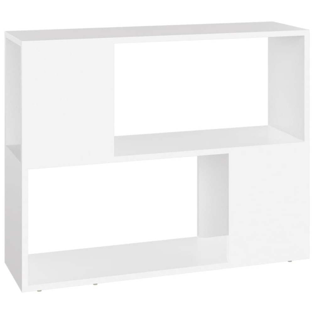 vidaXL Comodă TV, alb, 80x24x63 cm, PAL