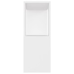 vidaXL Comodă TV, alb, 80x24x63 cm, PAL vidaXL Comodă TV, alb, 80x24x63 cm, PAL