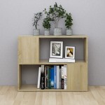 vidaXL Comodă TV, stejar sonoma, 80x24x63 cm, PAL vidaXL Comodă TV, stejar sonoma, 80x24x63 cm, PAL