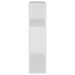 vidaXL Bibliotecă/Separator cameră, alb, 80x24x94 cm, PAL