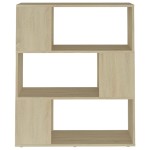 vidaXL Bibliotecă/Separator cameră, stejar sonoma, 80x24x94 cm, PAL vidaXL Bibliotecă/Separator cameră, stejar sonoma, 80x24x94 cm, PAL