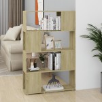 vidaXL Bibliotecă/Separator cameră stejar sonoma 80x24x124,5 cm PAL vidaXL Bibliotecă/Separator cameră stejar sonoma 80x24x124,5 cm PAL