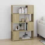 vidaXL Bibliotecă/Separator cameră stejar sonoma 80x24x124,5 cm PAL vidaXL Bibliotecă/Separator cameră stejar sonoma 80x24x124,5 cm PAL