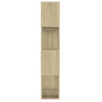 vidaXL Bibliotecă/Separator cameră stejar sonoma 80x24x124,5 cm PAL vidaXL Bibliotecă/Separator cameră stejar sonoma 80x24x124,5 cm PAL