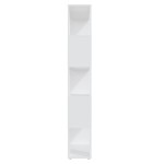 vidaXL Bibliotecă/Separator cameră, alb, 80x24x155 cm, PAL