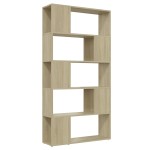 vidaXL Bibliotecă/Separator cameră, stejar Sonoma, 80x24x155 cm, PAL vidaXL Bibliotecă/Separator cameră, stejar Sonoma, 80x24x155 cm, PAL