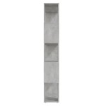 vidaXL Bibliotecă/Separator cameră, gri beton, 80x24x155 cm, PAL vidaXL Bibliotecă/Separator cameră, gri beton, 80x24x155 cm, PAL