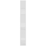 vidaXL Bibliotecă/Separator cameră, alb, 80x24x186 cm, PAL