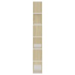 vidaXL Bibliotecă/Separator cameră, stejar sonoma, 80x24x186 cm, PAL vidaXL Bibliotecă/Separator cameră, stejar sonoma, 80x24x186 cm, PAL