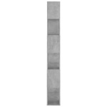 vidaXL Bibliotecă/Separator cameră, gri beton, 80x24x186 cm, PAL vidaXL Bibliotecă/Separator cameră, gri beton, 80x24x186 cm, PAL