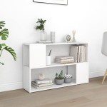 vidaXL Bibliotecă, alb, 100x24x63 cm, PAL vidaXL Bibliotecă, alb, 100x24x63 cm, PAL