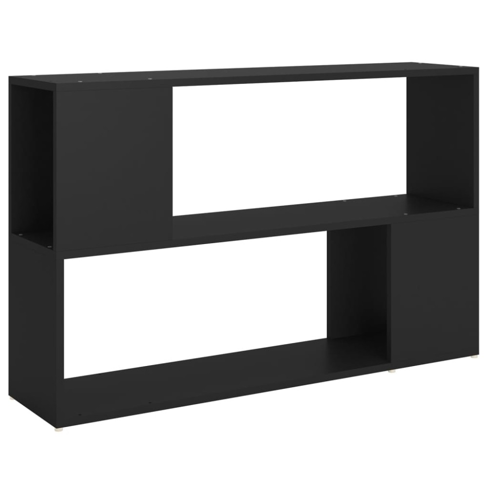 vidaXL Bibliotecă, negru, 100x24x63 cm, PAL