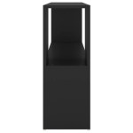vidaXL Bibliotecă, negru, 100x24x63 cm, PAL vidaXL Bibliotecă, negru, 100x24x63 cm, PAL