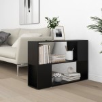 vidaXL Bibliotecă, negru, 100x24x63 cm, PAL vidaXL Bibliotecă, negru, 100x24x63 cm, PAL