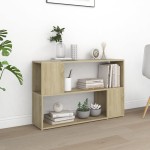 vidaXL Bibliotecă, stejar sonoma, 100x24x63 cm, PAL vidaXL Bibliotecă, stejar sonoma, 100x24x63 cm, PAL