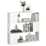 vidaXL Bibliotecă/Separator cameră, alb, 100x24x94 cm vidaXL Bibliotecă/Separator cameră, alb, 100x24x94 cm