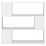 vidaXL Bibliotecă/Separator cameră, alb, 100x24x94 cm vidaXL Bibliotecă/Separator cameră, alb, 100x24x94 cm
