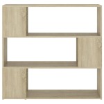 vidaXL Bibliotecă/Separator cameră, stejar sonoma, 100x24x94 cm vidaXL Bibliotecă/Separator cameră, stejar sonoma, 100x24x94 cm