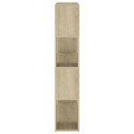 vidaXL Bibliotecă/Separator cameră, stejar sonoma, 100x24x124 cm vidaXL Bibliotecă/Separator cameră, stejar sonoma, 100x24x124 cm