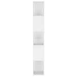vidaXL Bibliotecă/Separator cameră, alb, 100x24x155 cm, PAL