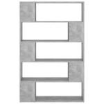 vidaXL Bibliotecă/Separator cameră, gri beton, 100x24x155 cm, PAL vidaXL Bibliotecă/Separator cameră, gri beton, 100x24x155 cm, PAL
