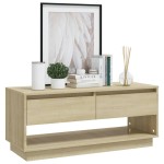 vidaXL Comodă TV, stejar Sonoma, 102x41x44 cm, PAL vidaXL Comodă TV, stejar Sonoma, 102x41x44 cm, PAL