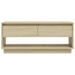 vidaXL Comodă TV, stejar Sonoma, 102x41x44 cm, PAL vidaXL Comodă TV, stejar Sonoma, 102x41x44 cm, PAL