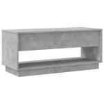 vidaXL Comodă TV, gri beton, 102x41x44 cm, PAL vidaXL Comodă TV, gri beton, 102x41x44 cm, PAL