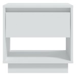 vidaXL Noptiere, alb, 2 buc., 45x34x44 cm, PAL vidaXL Noptiere, alb, 2 buc., 45x34x44 cm, PAL
