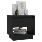 vidaXL Noptiere, negru, 2 buc., 45x34x44 cm, PAL vidaXL Noptiere, negru, 2 buc., 45x34x44 cm, PAL