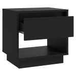 vidaXL Noptiere, negru, 2 buc., 45x34x44 cm, PAL vidaXL Noptiere, negru, 2 buc., 45x34x44 cm, PAL