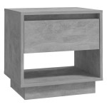 vidaXL Noptiere, 2 buc., gri beton, 45x34x44 cm, PAL