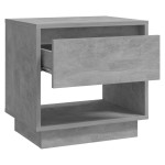 vidaXL Noptiere, 2 buc., gri beton, 45x34x44 cm, PAL