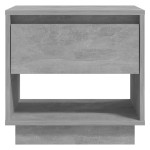 vidaXL Noptiere, 2 buc., gri beton, 45x34x44 cm, PAL