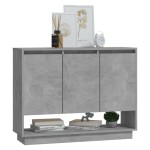 vidaXL Servantă, gri beton, 97x31x75 cm, PAL vidaXL Servantă, gri beton, 97x31x75 cm, PAL