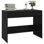 vidaXL Birou, negru, 101x50x76,5 cm, PAL